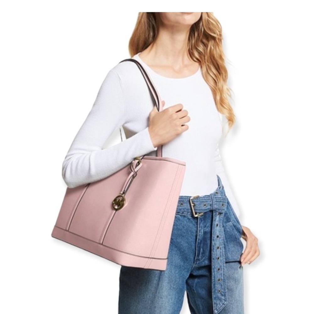 NWOT Michael Kors light baby pink large Jet Set Tote Bag